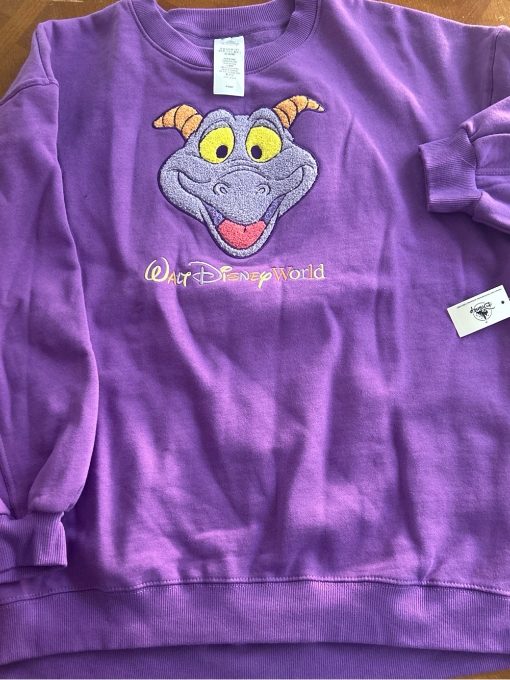 Disney Purple Figment Walt Disney World Sweatshirt
